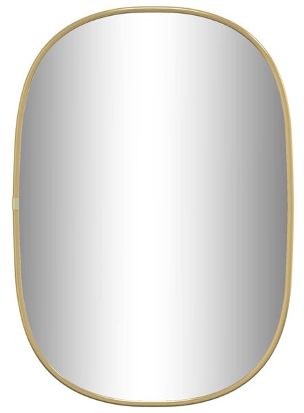 Oglindă de perete, auriu, 50x35 cm