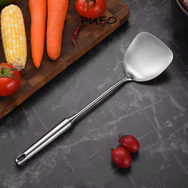 Paleta Pufo Premium din inox pentru gatit si servit, 38 cm