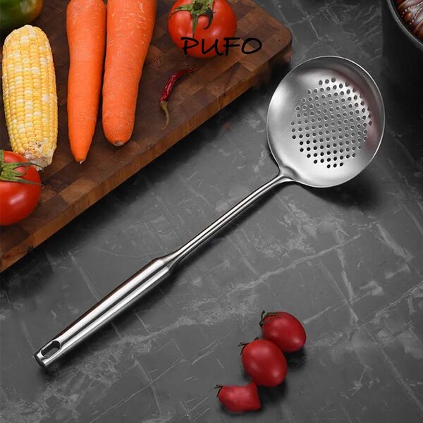 Spumiera Pufo Premium din inox pentru gatit si servit, rezistenta, 37.5 cm