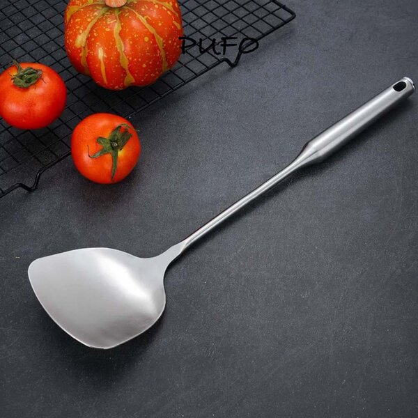 Paleta Pufo Premium din inox pentru gatit si servit, 38 cm