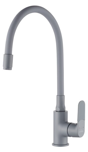 Invena Joga Plus baterie bucătărie pe picior grafit/gri BZ-32-P05