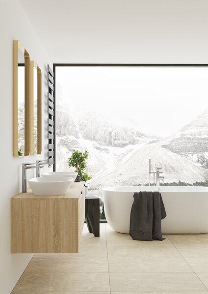 Dubiel Vitrum Rio oglindă 60x100 cm dreptunghiular auriu 5905241011561