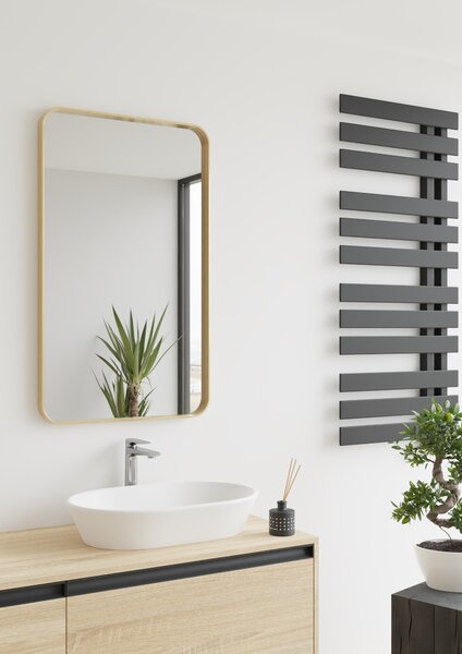 Dubiel Vitrum Rio oglindă 60x100 cm dreptunghiular auriu 5905241011561