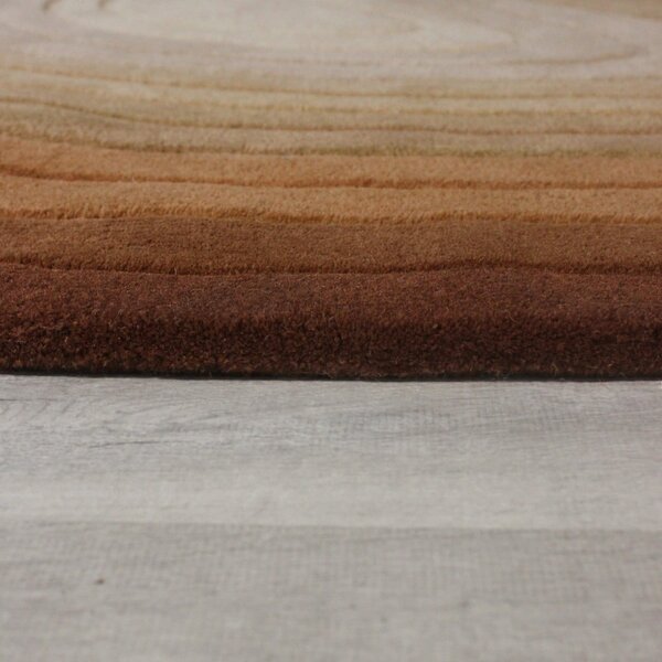 Covor cărămiziu din lână 160x230 cm Puddle Ombre Wool – Flair Rugs