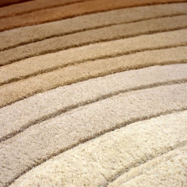 Covor cărămiziu din lână 160x230 cm Puddle Ombre Wool – Flair Rugs