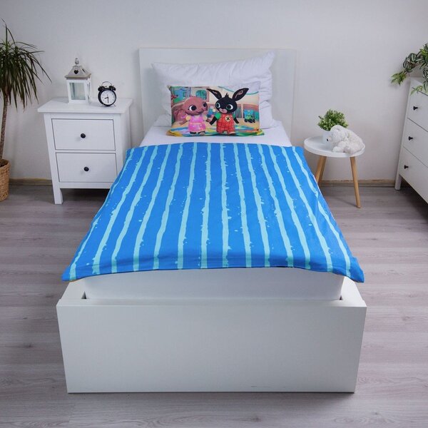 Lenjerie de pat pentru copii din bumbac pentru pătuț 100x135 cm Bing Bunny "Tower" – Jerry Fabrics