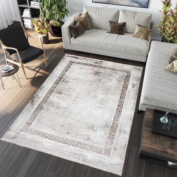 Covor de epocă de designer cu model geometric Lăţime: 140 cm | Lungime: 200 cm