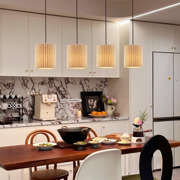 Brilagi - Lustră suspendată pe cablu NORDIC WAVE 4xE27/15W/230V in/negru