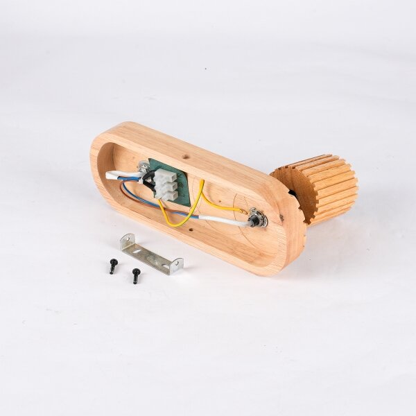 Brilagi - Aplică de perete cu spot MODERN WOOD 1xG9/5W/230V+1xGU10/8W lemn