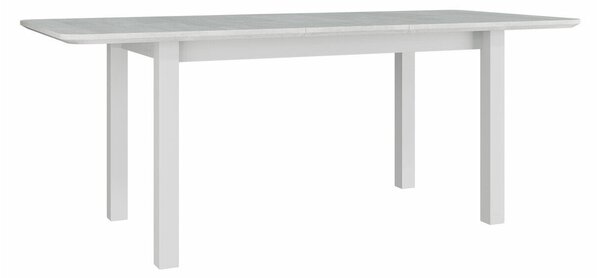 Masă Victorville 118Alb, 8x9x16cm, ExtensieExtensie, Furnir din lemn natural, Lemn