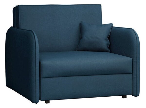 Fotoliu Lirael IAlbastru, 9x10x10cm, Tapiterie, PicioarePicioare: Metal, Mobilier deja asamblatMobilier deja asamblat