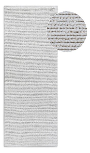Covor tip traversă alb țesut manual din lână 80x200 cm Francois – Villeroy&Boch