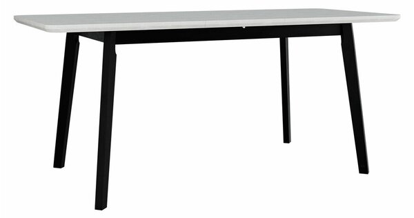 Masă Victorville 175Alb, Negru, 8x8x14cm, ExtensieExtensie, MDF, Lemn