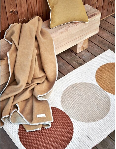 Covor tip traversă pentru interior și exterior galben ocru/crem 70x280 cm Otto Harvest – Pappelina