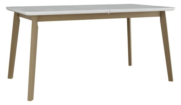 Masă Victorville 185Alb, Stejar Sonoma, 8x9x16cm, ExtensieExtensie, MDF, Lemn