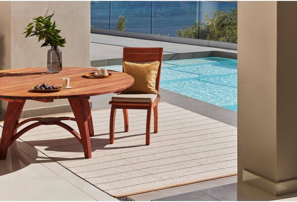 Covor tip traversă pentru interior și exterior galben ocru/crem 85x200 cm Belle Ochre – Pappelina