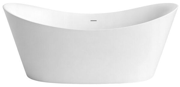 Cadă de baie acrilică independentă Rea Ferrano, 170x65cm, capac de scurgere alb, REA-W1800