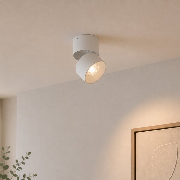Spot aplicat modern alb GU10 50mm orientabil - Echo