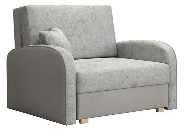 Fotoliu Columbus 160Gri, 9x10x10cm, Tapiterie, PicioarePicioare: Lemn, Mobilier deja asamblatMobilier deja asamblat