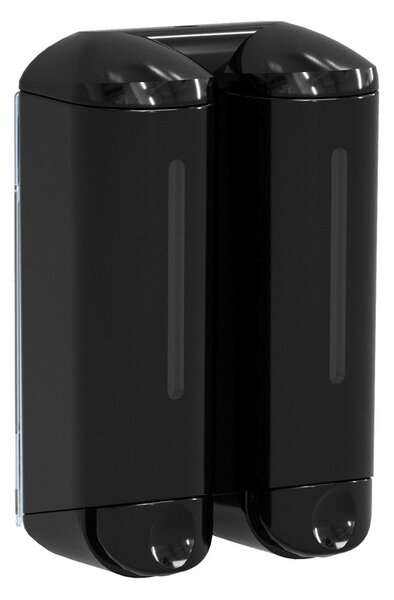 MARPLAST MARPLAST, SHOWER MEDIUM dozator dublu de sapun lichid 2x250ml, negru, A94803
