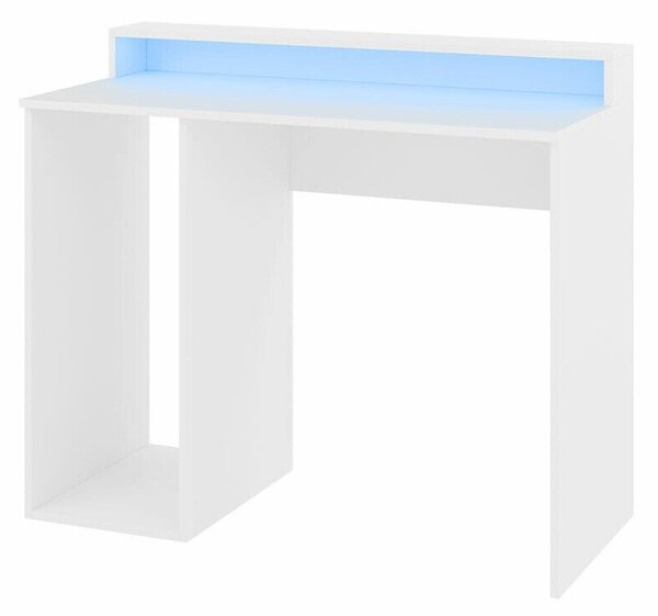 Birou gaming Lila I8x11x5cm, Alb