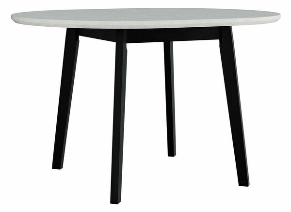 Masă Victorville 184Negru, Alb, 8cm, ExtensieExtensie, MDF, Lemn