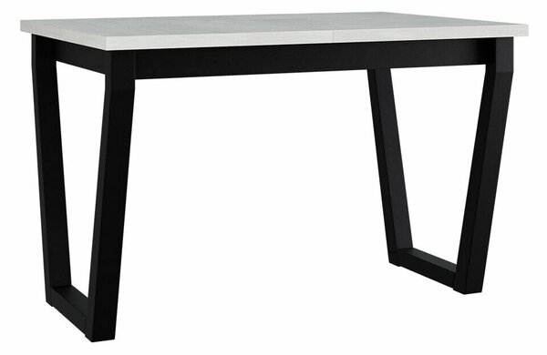 Masă Victorville 301Negru, Alb, 8x8x14cm, ExtensieExtensie, PAL laminat, Metal