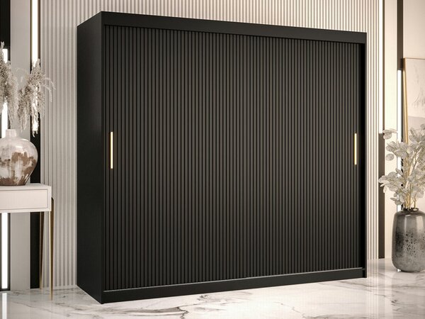 Dulap Hartford 400Negru, 20x20x6cm, Uși dulapUși dulap: Glisante