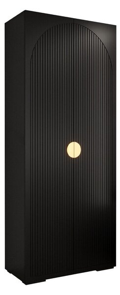 Dulap Hartford 405Auriu, Negru, 24x10x5cm, Uși dulapUși dulap: Cu balamale