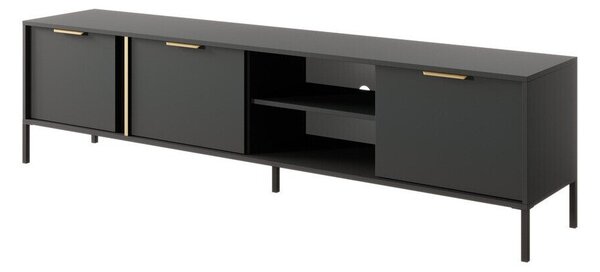 Comodă TV Velsoru 105Auriu, Antracit, 20x5x4cm