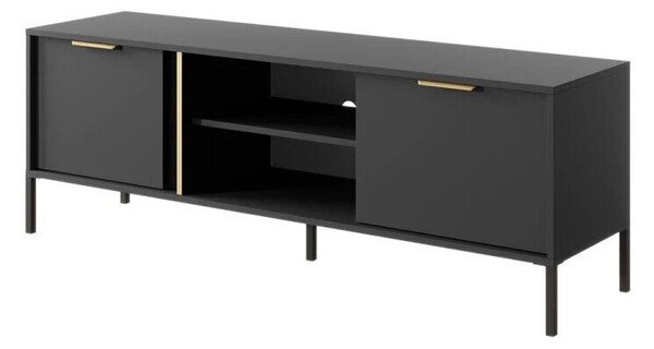 Comodă TV Velsoru 106Auriu, Antracit, 15x5x4cm