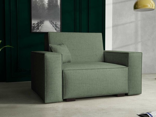 Fotoliu Serora IVerde, 9x12x10cm, Tapiterie, PicioarePicioare: Lemn, Mobilier deja asamblatMobilier deja asamblat