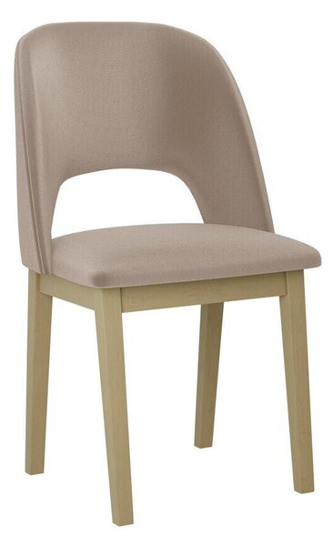 Scaun Victorville 333Stejar Sonoma, Maro deschis, 8x5x5cm, Tapiterie, Din lemn