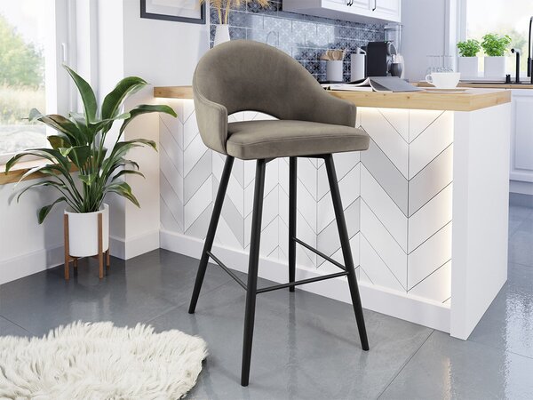 Scaun bar Jackson 10310x5x5cm, Tapiterie, Metalic