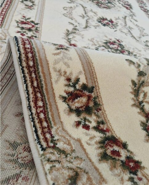 Covor Clasic Crem-Bej Lotos 574 100 Living și Dormitor Crem, 50x80