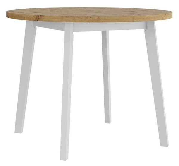 Masă Victorville 358Alb, Stejar artizan, 8cm, ExtensieExtensie, PAL laminat, Lemn