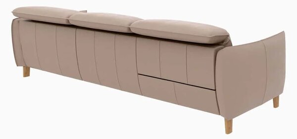 Canapea Flamingo cu sezlong electric