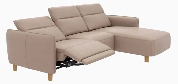 Canapea Flamingo cu sezlong electric