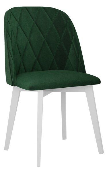 Scaun Victorville 369Alb, Verde, 8x5x6cm, Tapiterie, Din lemn