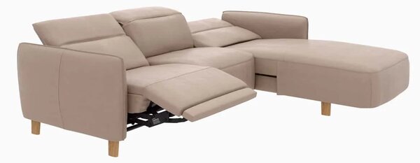 Canapea Flamingo cu sezlong electric