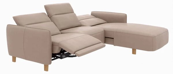 Canapea Flamingo cu sezlong electric