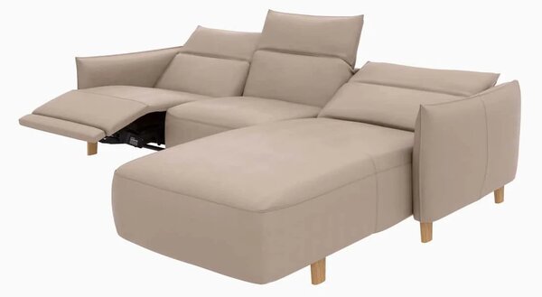 Canapea Flamingo cu sezlong electric