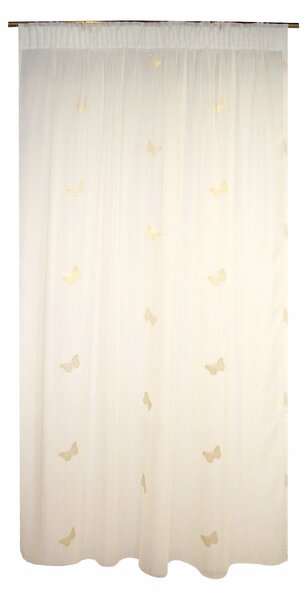 Perdele Velaria sable fluturi bej, 190x250 cm