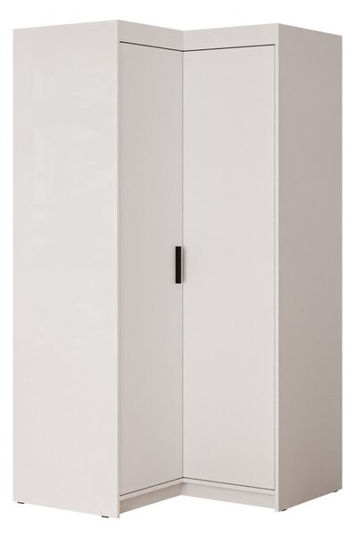 Dulap de colț Novduni 116Alb, 19x10x10cm, Uși dulapUși dulap: Cu balamale