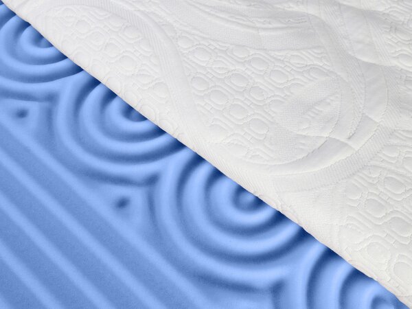 Saltea înaltă cu arcuri împachetate Azuro 90x200x24 - husă Exclusive Premium