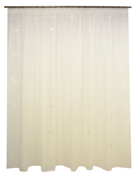 Perdele Velaria sable cu fluturi Ivory, 300x255 cm