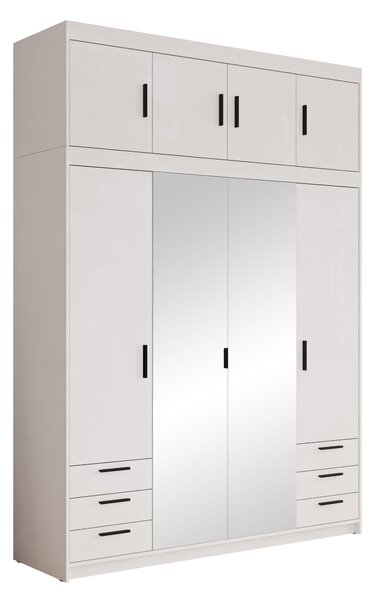 Dulap Novduni 120Alb, 25x18x5cm, Uși dulapUși dulap: Cu balamale