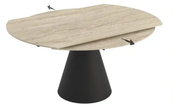 Masa extensibila din Ceramica Travertin,Oravia