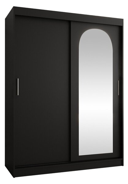 Dulap Hartford 502Negru, 20x15x6cm, Uși dulapUși dulap: Glisante
