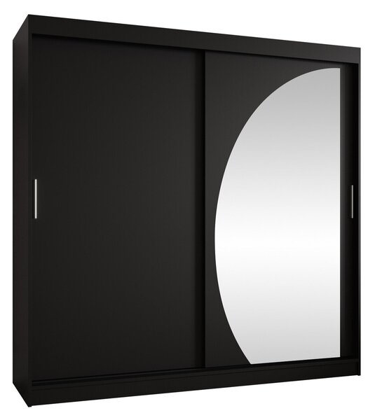 Dulap Hartford 507Negru, 20x20x6cm, Uși dulapUși dulap: Glisante